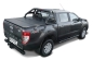 Preview: Überrollbügel 76mm aus SCHWARZ pulverbeschichtetem Stahl Ford Ranger (2012-)