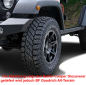 Preview: Jeep Wrangler JK (2007-2017) Kompletträder W-TEC Extreme 8,5x17 schwarz-silber mit 285/70 R17 BF Goodrich All-Terrain
