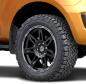 Preview: Ford Ranger 2AB (2012-2018) & (2019-) Kompletträder W-TEC Extreme 8,5x20 schwarz-silber mit 265/50R20 Yokohama Geolandar AT (Gelände)