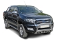 Preview: Frontschutzbügel schwarz + Unterfahrschutz 89mm Ford Ranger (12-18) inkl. CH Gutachten Montiert  Seite