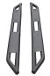 Preview: SCHWARZ MATTE ROCK RAILS PASSEND FÜR FORD RANGER (2023-) & RANGER RAPTOR (2023-) DOPPELKABINE