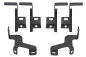 Preview: SCHWARZ MATTE ROCK RAILS PASSEND FÜR FORD RANGER (2023-) & RANGER RAPTOR (2023-) DOPPELKABINE