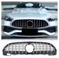 Preview: Mercedes C Klasse W206 Grill Chrom Schwarz