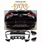 Preview: Diffusor + Auspuffblenden (Schwarz) für Mercedes CLS X257 C257 CLS63 AMG OPTIK