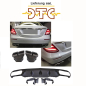 Preview: Diffusor + Auspuffblenden (SCHWARZ) E63 AMG OPTIK Mercedes E-Klasse W213 vor-Facelift mit DTC Gutachten