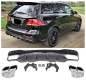 Preview: Diffusor + Auspuffblenden Chrom für Mercedes GLE W166 63 AMG Optik 2015- mit DTC Gutachten