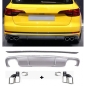 Preview: Audi A4 B9 S4  Look Diffusor +  Endrohre-1