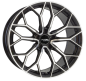 Preview: 19 Zoll ACE WHEELS Felgen Felge AFF09 Dark Shiny Black, Face Polished (BP)