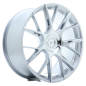 Preview: 20 Zoll Felgen Felge Japan Racing Wheels JR42 Black / Silver / Gun metal