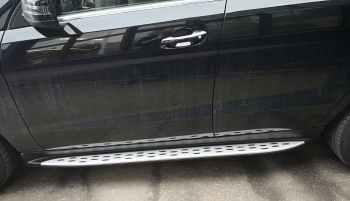 Alu Trittbretter Mercedes GLE / W166 / 2015-