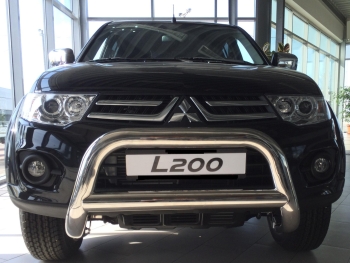 Frontschutzbügel 89 mm Mitsubishi L200 (2015-) (aus Edelstahl) inkl. CH Gutachten