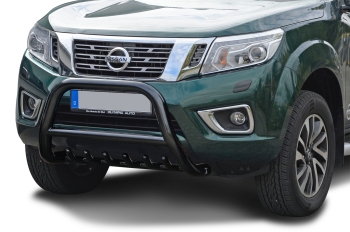 Frontschutzbügel mit Unterfahrschutz schwarz Nissan Navara NP300 (ab 2016) (aus Stahl) inkl. CH Gutachten