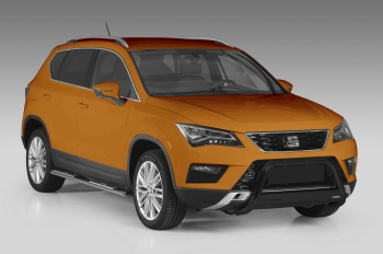 Frontschutzbügel 63 mm Schwarz Seat Ateca (2018-) inkl. CH Gutachten