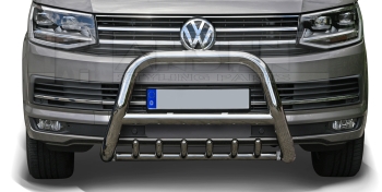 Frontschutzbügel mit Unterfahrschutz 76 mm VW T6 (2015- ) (aus Edelstahl)