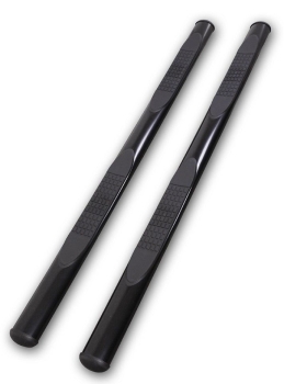 SCHWARZE SCHWELLERROHRE SET FÜR FORD RANGER (2023-) & RANGER RAPTOR (2023-) DOPPELKABINE