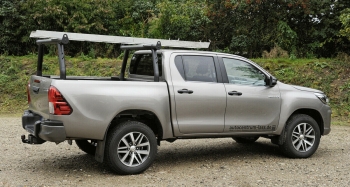 Ladder Rack Gepäckträger für Pickup's verstellbar schwarz Stahl / 1 Stück