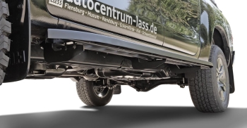 TRITTBRETTER SCHWARZ MATT FÜR TOYOTA HILUX DOPPELKABINE 2015- UNTEN