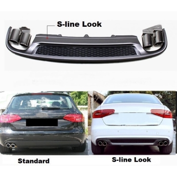 Audi A4 B8 S- line Look Diffusor + Endrohre 2