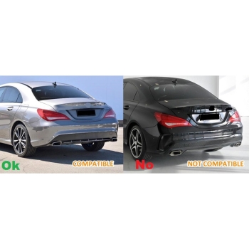 Mercedes CLA AMG Look Diffusor + Blenden-3