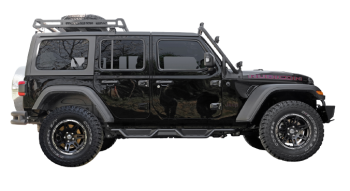 Jeep Wrangler JL (ab 2018) Kompletträder W-TEC Extreme 8,5x17 "Black Edition" mit 315/70R17 Cooper Discoverer ST