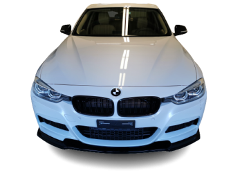 CUP Frontlippe für 3er BMW F30 F31 Limousine / Touring Schwarz Glanz