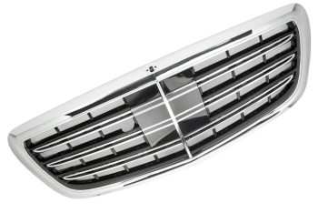 Mercedes S-Klasse W222 S65 AMG OPTIK Grill Chrom Schwarz + Nachtsicht Kamera