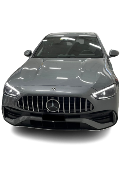 Mercedes C Klasse W206 Grill Chrom Schwarz Montiert