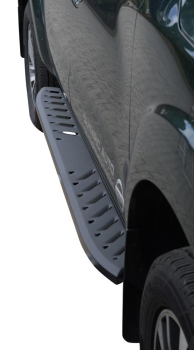 TRITTBRETTER SCHWARZ MATT FÜR NISSAN NAVARA NP300 (D231) (2015-2021) DOPPELKABINE