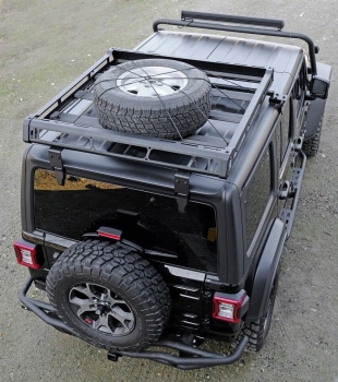 JEEP WRANGLER DACHGEPÄCKTRÄGER   von oben Hinten