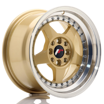 15 Zoll Felgen Felge Japan Racing Wheels JR6 Gold