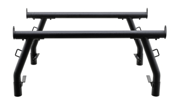 Ladder Rack Gepäckträger für Pickup's verstellbar schwarz Stahl / Set