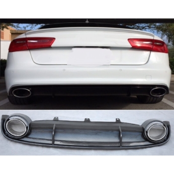 Audi A6 RS6 Carbon Look Diffusor + Blenden