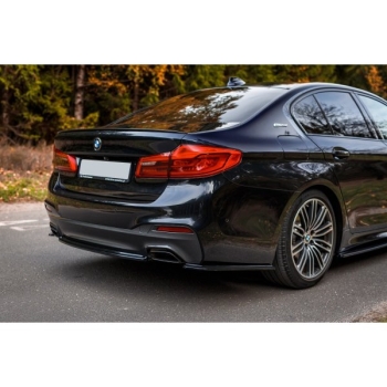 5er BMW G30 G31 Limousine Touring Diffusor Ansatz Heckansatz 2017-