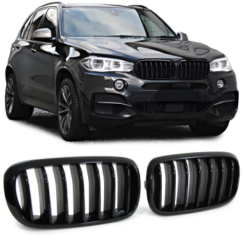 BMW X5 X6 F15/F16 Sportgrill Grill Nieren Glanz