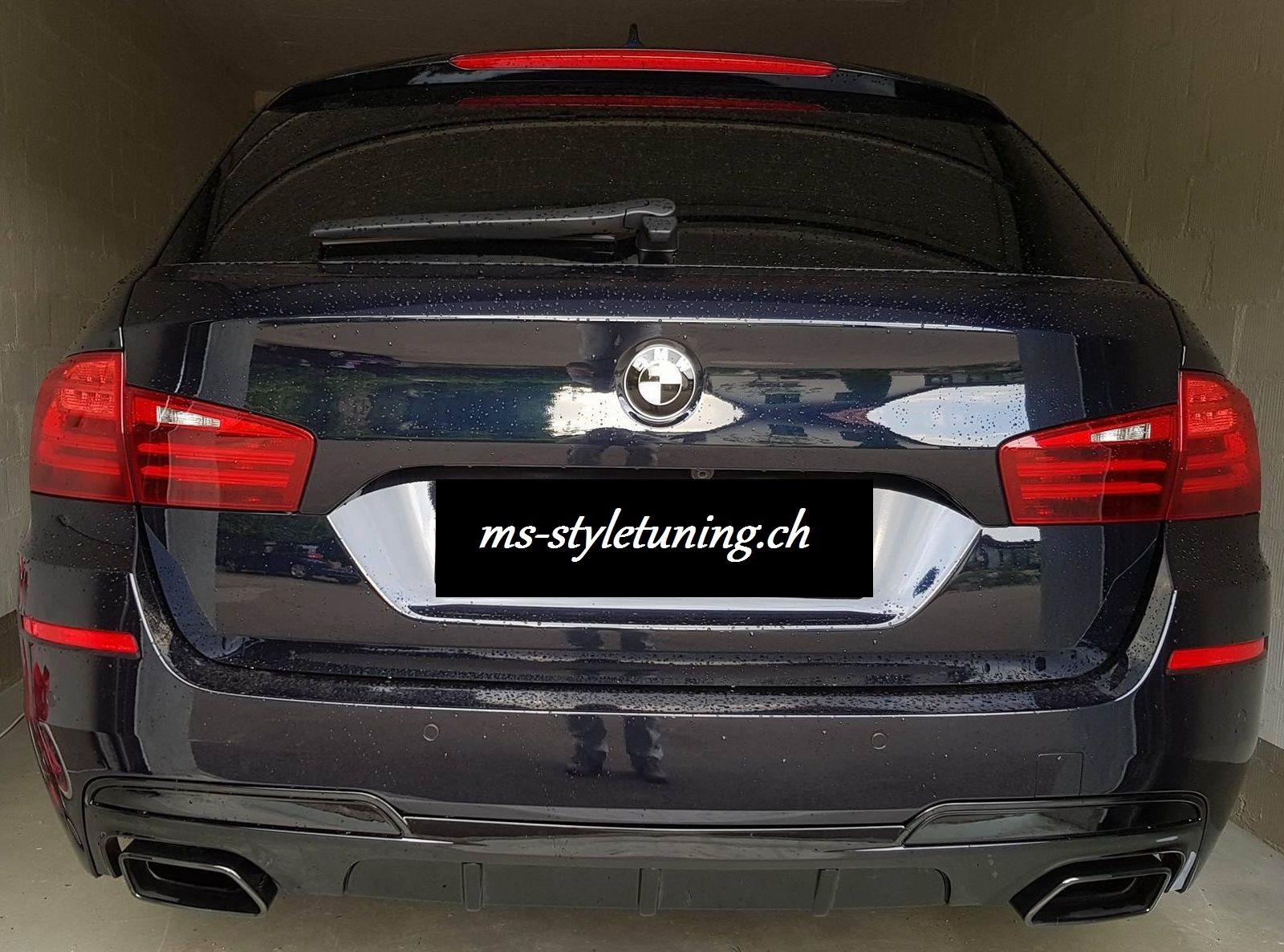 Frontspoiler Lippe Sport-Performance hochglanz Schwarz passend für BMW 5er  F10 F11 M-Paket