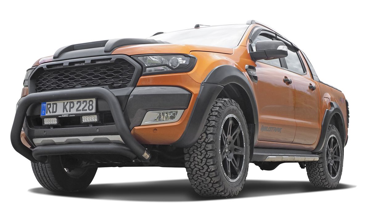 MS-Style Tuning GmbH - SCHWARZ MATTE TRITTBRETTER FÜR FORD RANGER