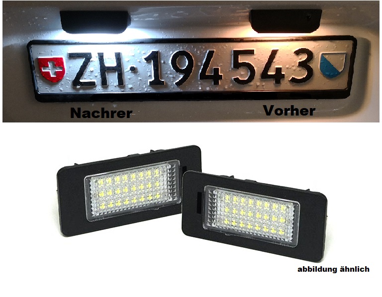 LED Kennzeichenbeleuchtung VW EOS, VW GOLF