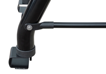 Überrollbügel 76mm aus SCHWARZ pulverbeschichtetem Stahl Ford Ranger (2012-)