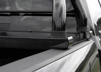 Überrollbügel 76mm aus SCHWARZ pulverbeschichtetem Stahl Ford Ranger (2012-)