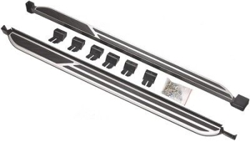 Alu Trittbretter Flankenschutz für VW Tiguan 01/2016-