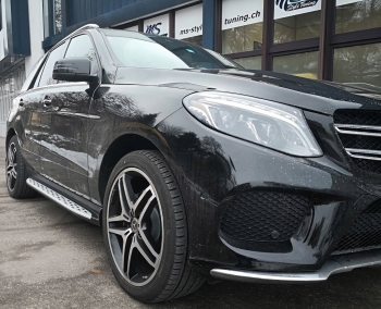Alu Trittbretter Mercedes GLE / W166 / 2015-