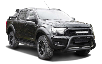 Frontschutzbügel 76 mm Ford Ranger (2016 - 12/2018) (aus pulverbeschichtetem Stahl) inkl. CH Gutachten