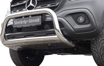 Frontschutzbügel mit Unterfahrschutz Edelstahl 76 mm Mercedes Benz X-Klasse inkl. CH Gutachten