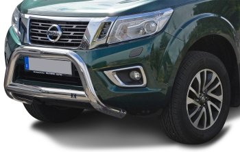 Frontschutzbügel ohne Unterfahrschutz Nissan Navara NP300 (ab 2016) (aus Edelstahl) inkl. CH Gutachten