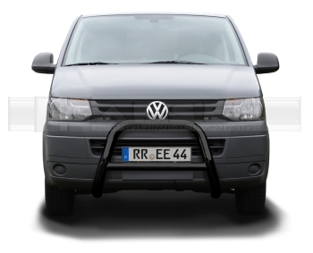 Frontschutzbügel 76 mm VW T5 (2003 bis 2015) (aus pulverbeschichtetem Stahl) inkl. CH Gutachten