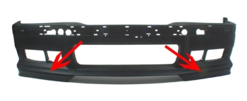 Front Flaps Spoilerlippen Spoilerecken BMW E36