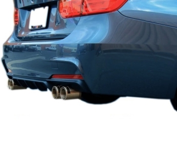 BMW F30 F31 Heck- Diffusor M-Performance Duplex 4- Rohr montiert links