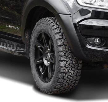 Ford Ranger 2AB (2012-2018) & (2019-) Kompletträder W-TEC Extreme 8,5x20 "Black Edition" mit 285/50R20 Yokohama Geolandar AT (Gelände)