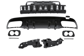 Mercedes-Benz C-Klasse W205 C43 AMG Look Diffusor + Blenden