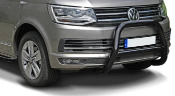 Frontschutzbügel schwarz 76 mm VW T6 (2015-) (aus pulverbeschichtetem Stahl)